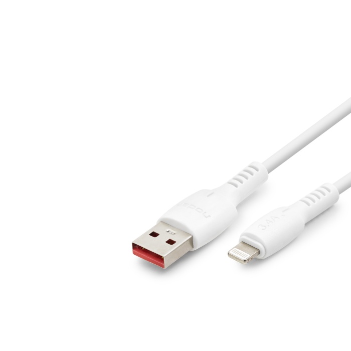 Usb Lightning Şarj Ve Data Kablosu 3.4A 20W 1 M - Beyaz ND1153
