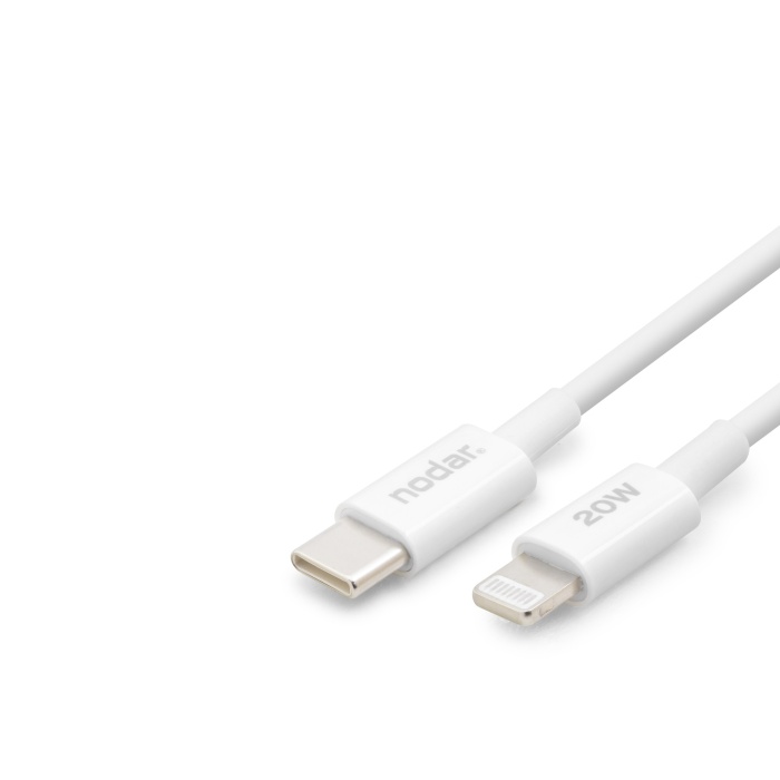 Type-C Lightning Şarj Ve Data Kablosu 20W 1 M - Beyaz ND1151