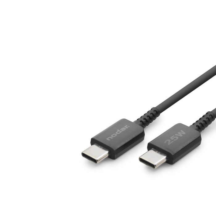 Type-C Şarj Ve Data Kablosu 25W 1 M - Siyah ND1101