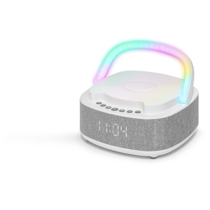 Mini Bluetooth Hoparlör Fm Rgb - Beyaz S301
