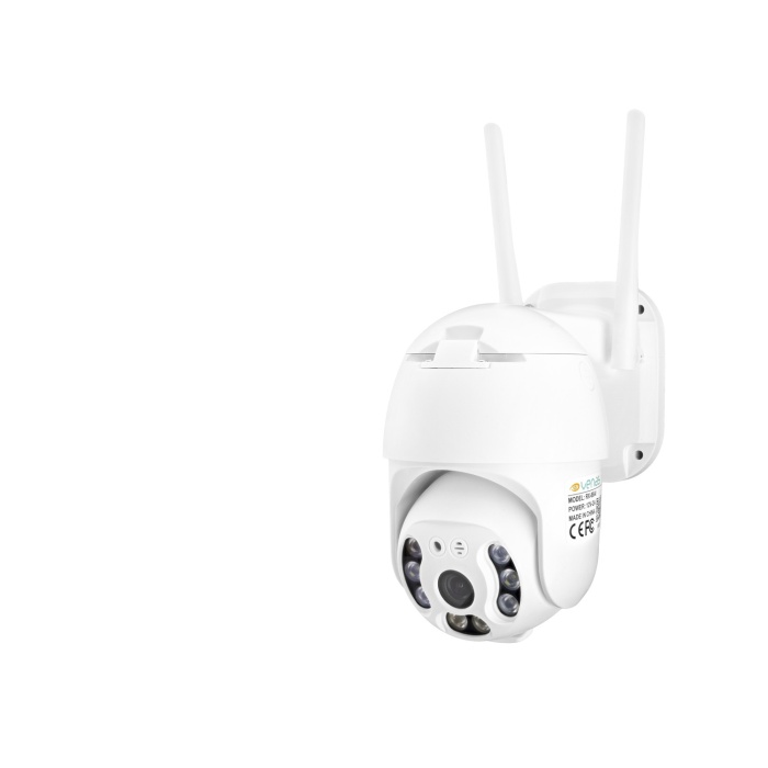 Wi-Fi Speed Dome Ip Kamera 2 Mp Pan Tilt 8 Led Icsee Beyaz RX-88AI