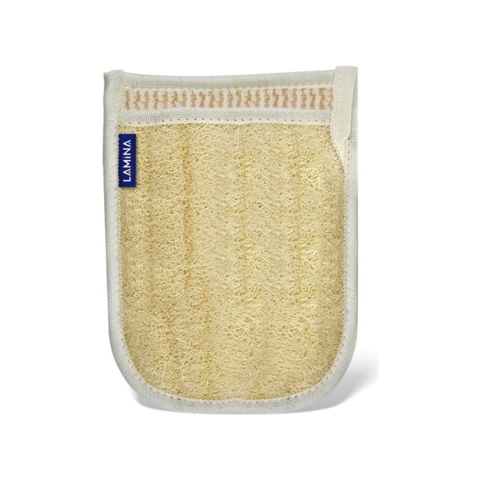 Tarafli Doğal Kabak Loofah Eldiveni 12 Adet