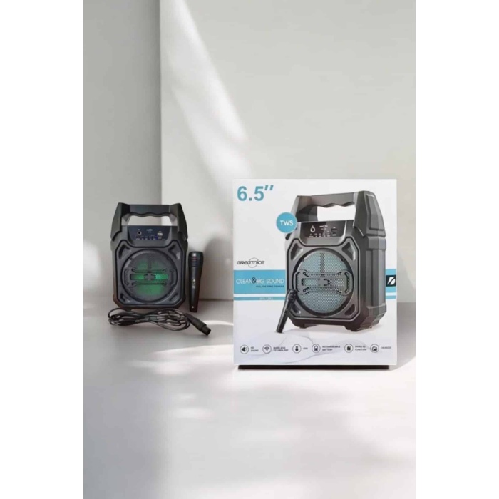 Güçlü ve Şarj Edilebilir Bluetooth Hoparlör 6.5 İnç