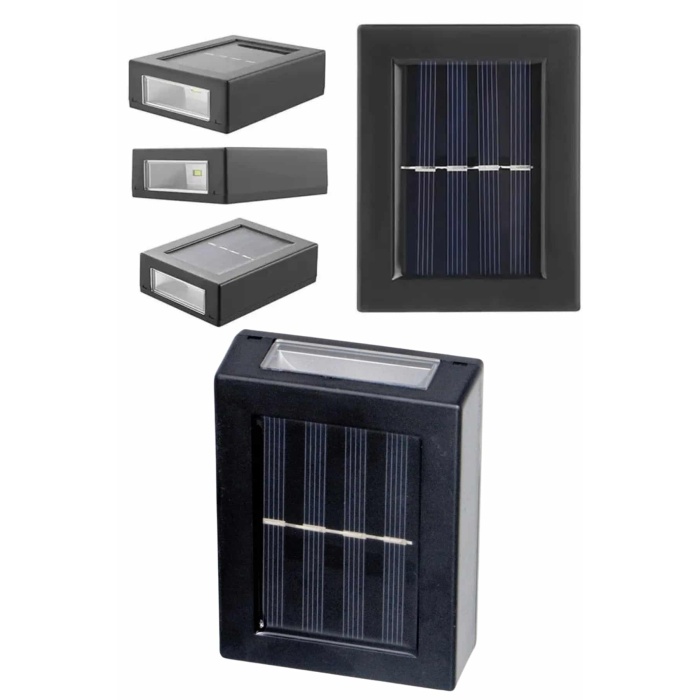 Solar Lamba Dekoratif Aplik Su Geçirmez Led Işıklı Duvar Lambası