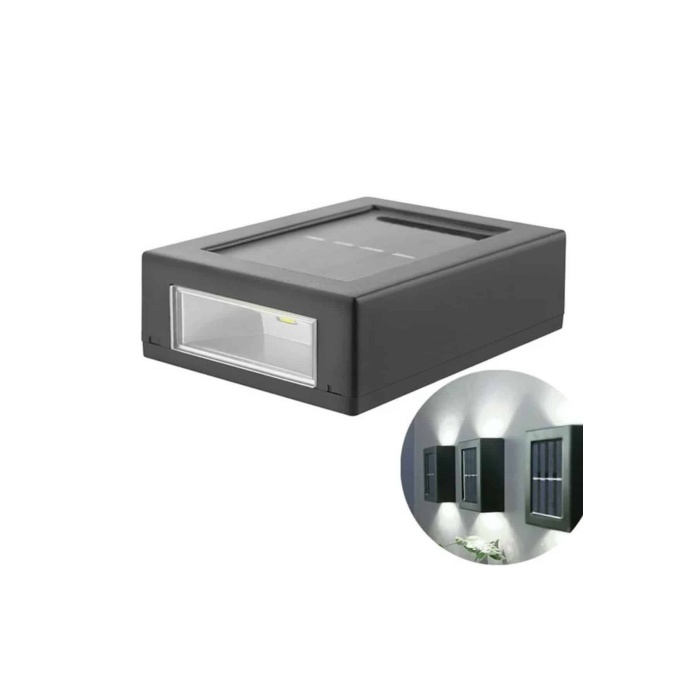 Solar Lamba Dekoratif Aplik Su Geçirmez Led Işıklı Duvar Lambası
