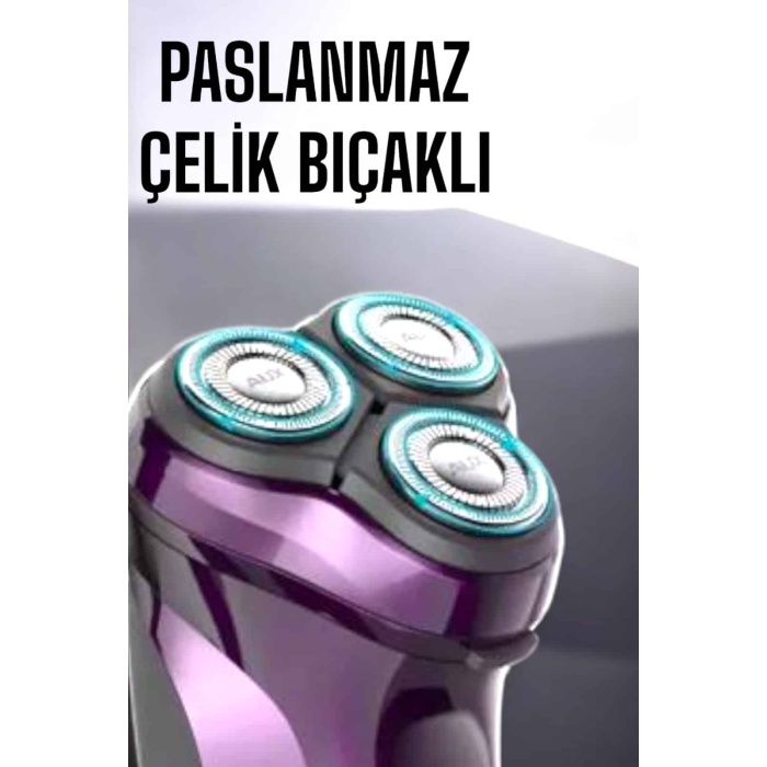 Profesyonel Şarjlı Saç ve Sakal Tıraş Makinesi Hassas Kesim