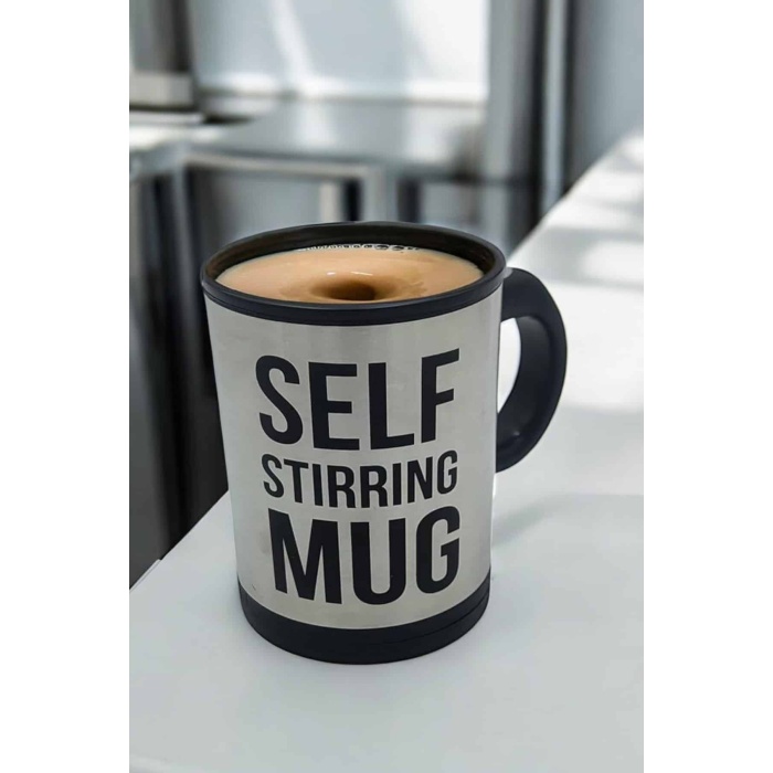 Yazılı Kupa Kendi Kendini Karıştıran Mikser Kupa Termos Bardak