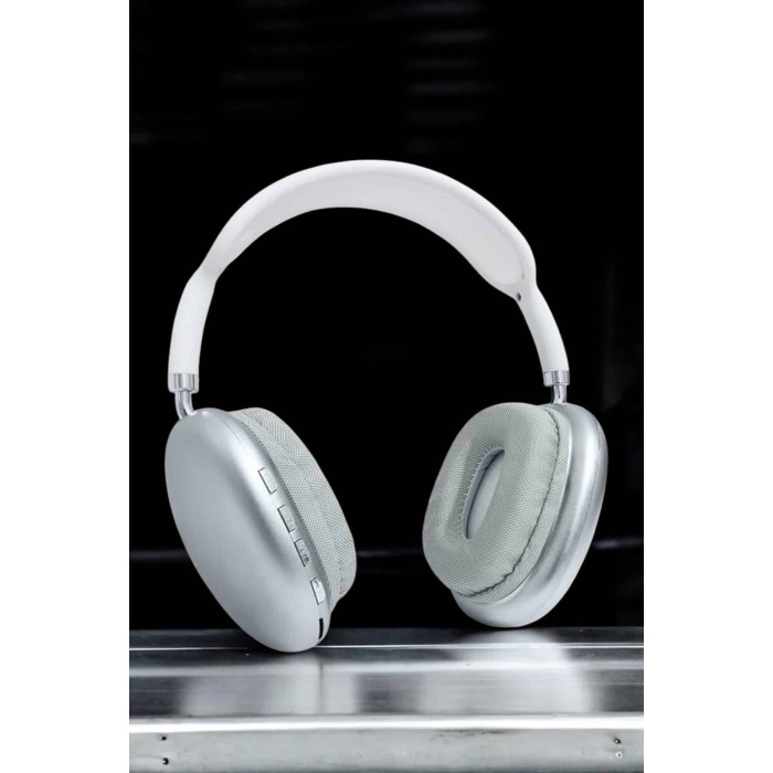 P9 Plus Kablosuz Kulak Üstü Bluetooth Kulaklık Beyaz Mikrofonlu Kulaküstü Kablosuz Kulaklık