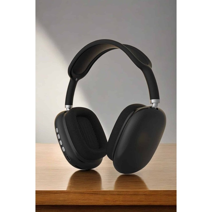 P9 Air Max Kablosuz 5.0 Mikrofonlu Bluetooth Kulaklık Beyaz Yüksek Ses Kaliteli