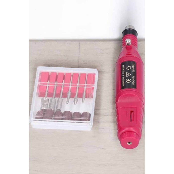 Protez Tırnak Manikür ve Pedikür Seti Elektrikli