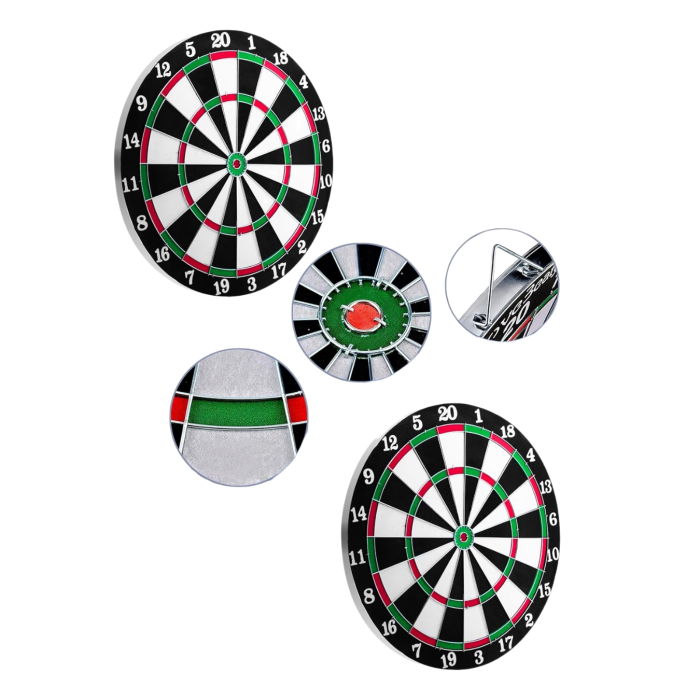 Ev ve Oyun Alanları İçin Dart Tahtası 12 İnç 4 Dart Oku Dahil