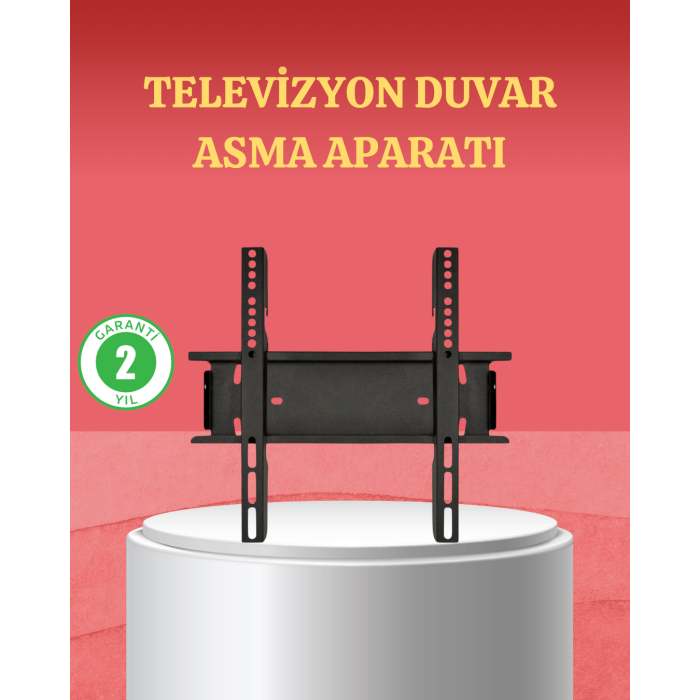 32-42 İnç TV Askı Aparatı Kolay Kurulum Düz ve Kompakt Tasarım