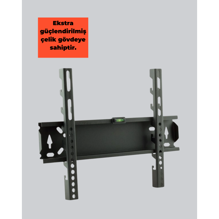 32-65” TV Duvar Askı Braketi 75 kg Kapasiteli Anti Statik Boya