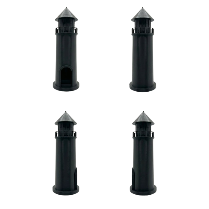 3D DENİZ FENERİ SİYAH