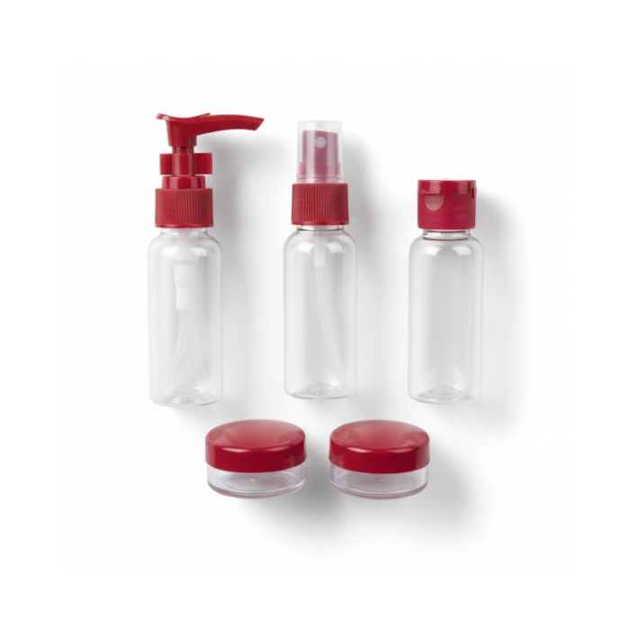 30 ml 5’li Seyahat Banyo Şişe Seti Sızdırmaz Tasarım