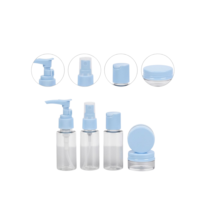 Taşınabilir 5 Parça Seyahat Kozmetik Seti 30 ml Sızdırmaz