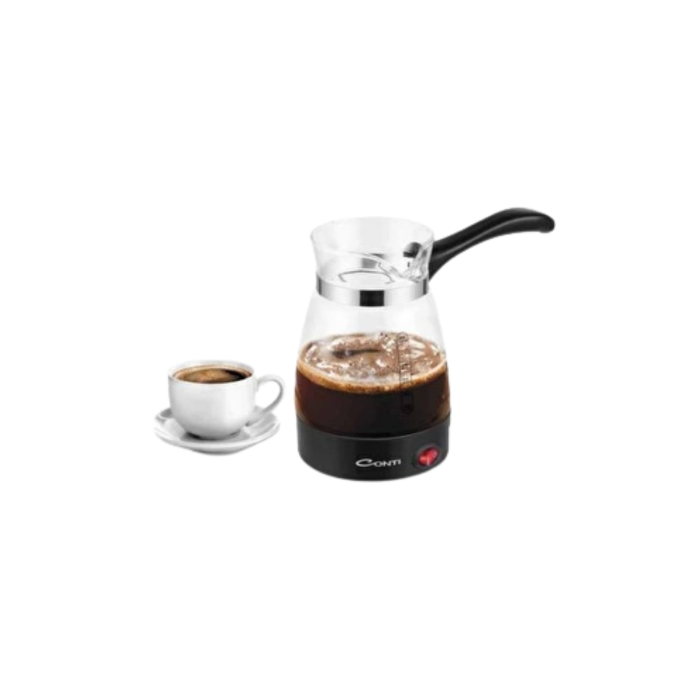 Cam Kahve Makinesi 650W 0.5 Litre 5 Fincan Kapasiteli Elektrikli Türk Kahvesi Makinesi