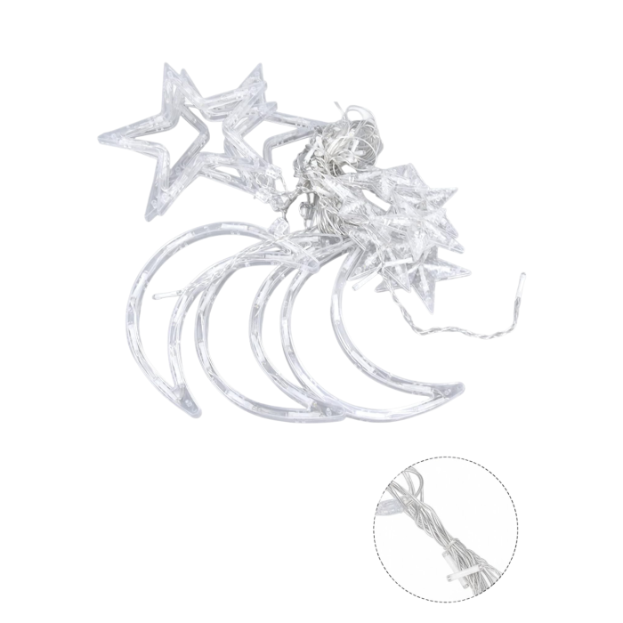 Ramazan İçin Büyük Boy Işıklı Ay Yıldız Led