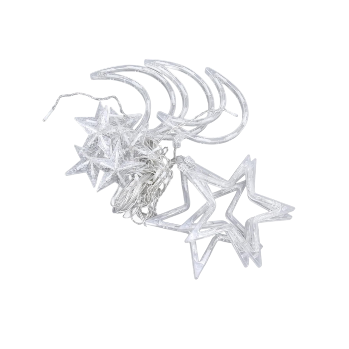 Dekoratif Büyük Ay Yıldız Ramazan Led Işık