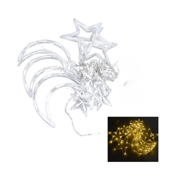 Ramazan Dekorasyon İçin Büyük Ay Yıldız Led Işık