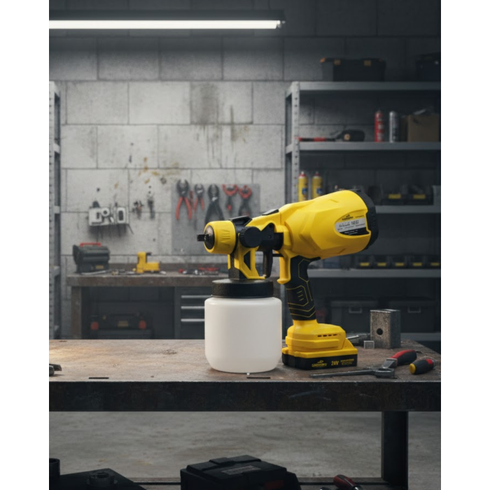 Şarjlı Püskürtme Tabancası Profesyonel Görünümlü Boyama Çözümü