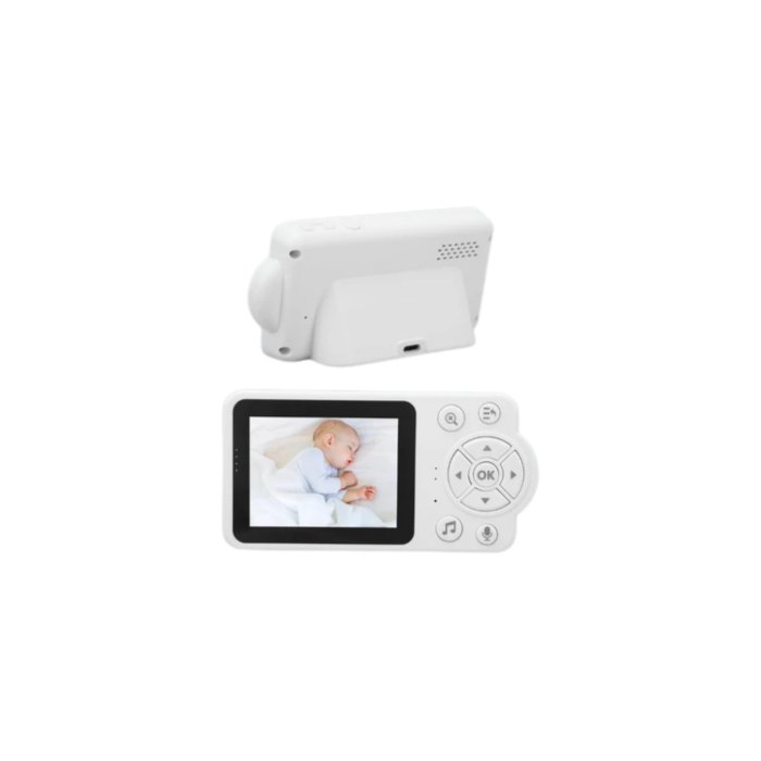 Sıcaklık Sensörlü Güvenli Bebek Kamerası İki Yönlü Ses