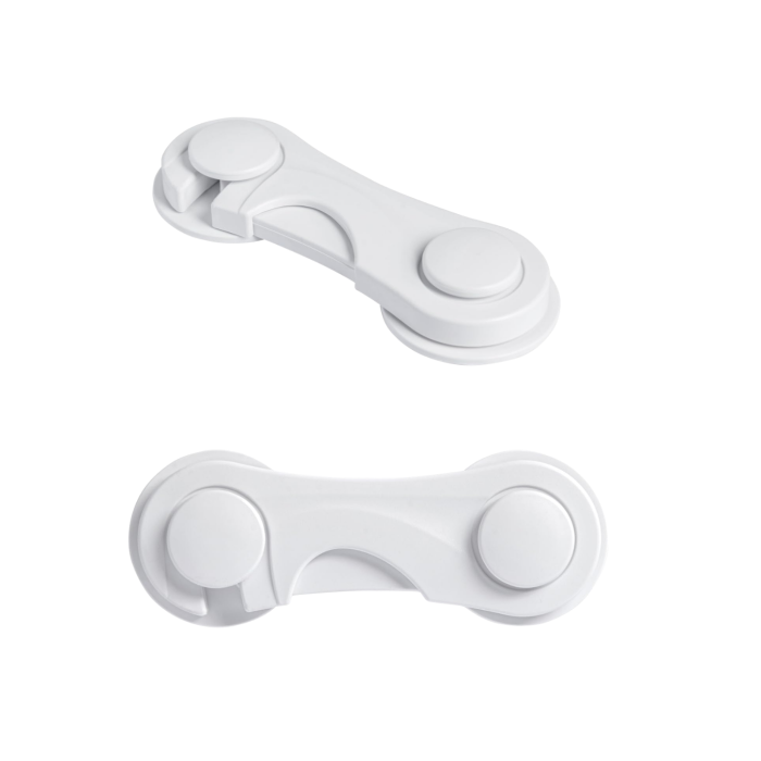 4 Adet Çocuk Güvenliği Dolap Kilidi Yapışkanlı Pratik Kullanım Ev İçi Koruma