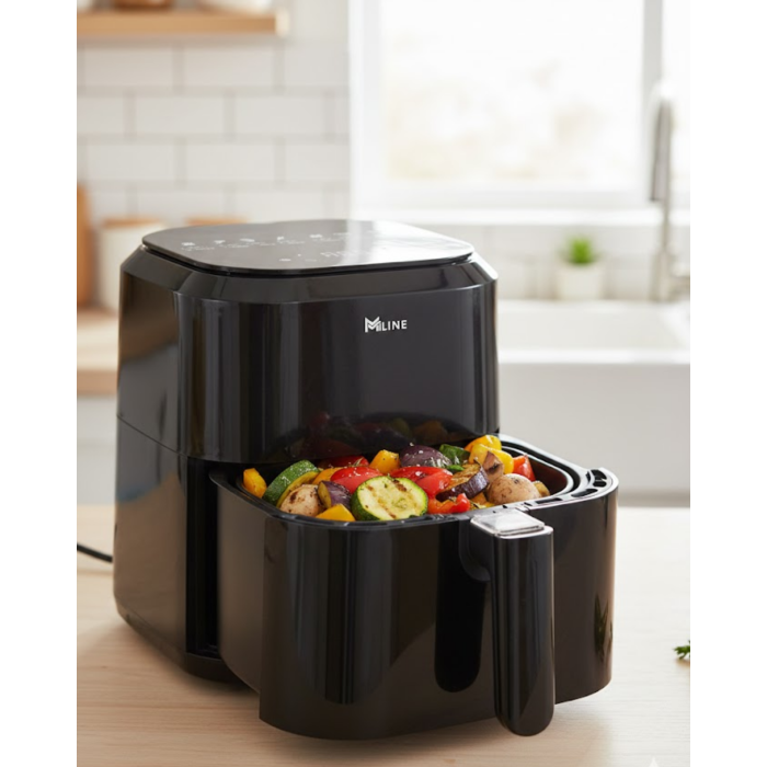 4 Litre Cam Hazneli 1360W Ayarlanabilir Isılı Airfryer