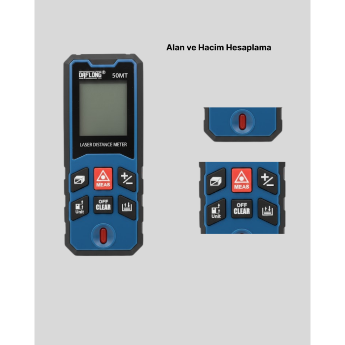 Profesyonel Lazer Metre Hassas Ölçüm ve Dijital Ekran