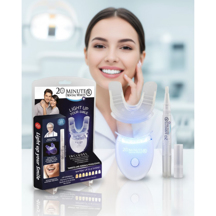 Beyazlatma Kalemli LED Diş Parlatma Seti