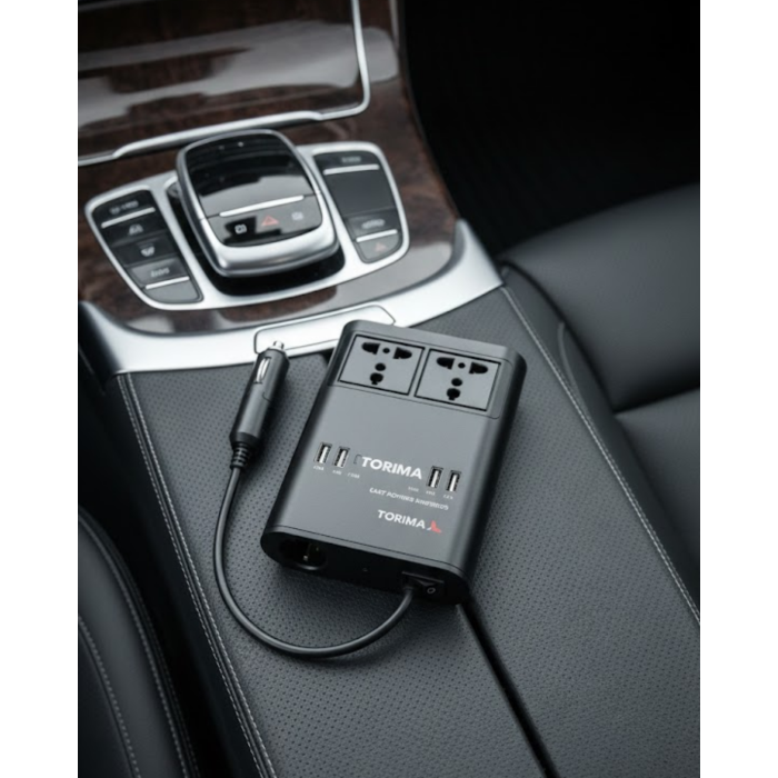 Araçta 220V Kullanım Sağlayan USB Destekli Güç İnvertörü