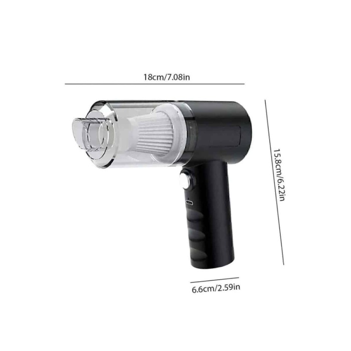 Yeni Nesil Mini Vakumlu Araç Süpürgesi El Süpürgesi Şarjlı