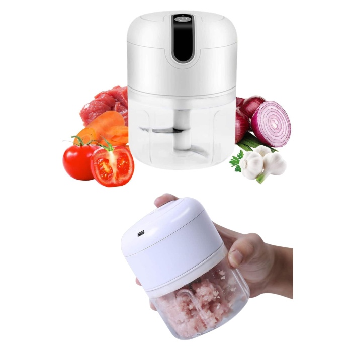 Mini Doğrayıcı Rondo Taşınabilir Mini El Blender Paslanmaz Çelik
