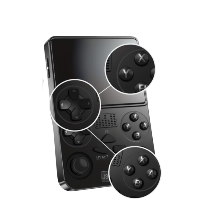 Wi-Fi Özellikli Taşınabilir Retro Oyun Konsolu Analog Joystickli