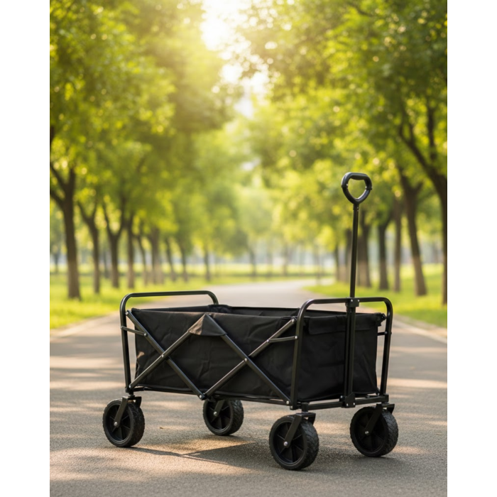 Büyük Kapasiteli Katlanır Kamp Arabası Taşınabilir Vagon