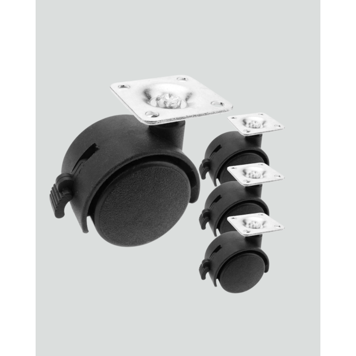 Kilitli Mobilya Tekerleği 6 cm 4’lü Kolay Kurulum