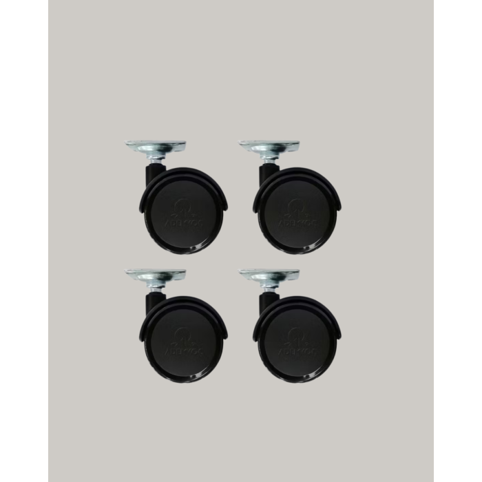 Kilitsiz Mini Tekerlek Ayak 4 cm 4’lü Set Kolay Montaj