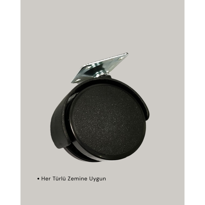 Sehpa ve Ekipmanlar İçin Kilitsiz 4 cm Ayak 4’lü