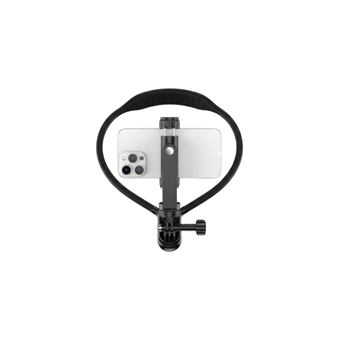 Esnek Silikon Boyun Montajlı Telefon Tutucu Canlı Yayın ve Vlog Çekim