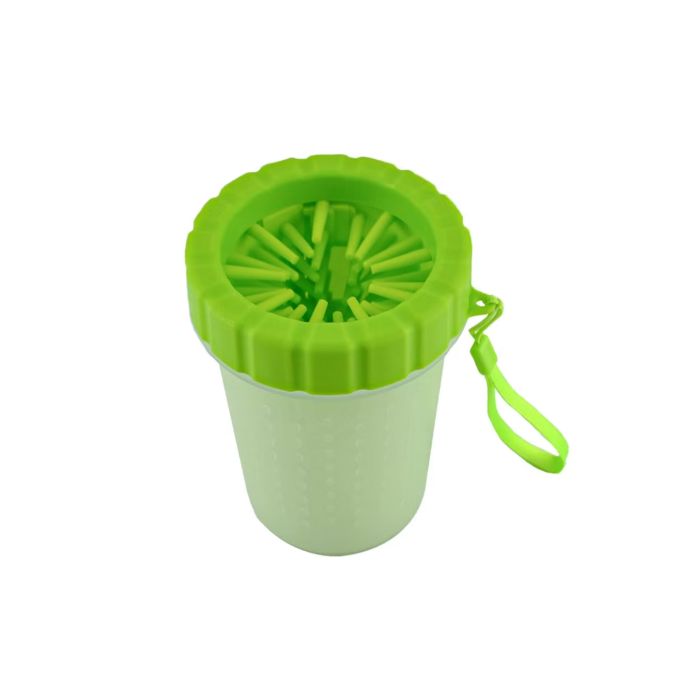 Taşınabilir Köpek Ayak Temizleme Aparatı Silikon Fırçalı