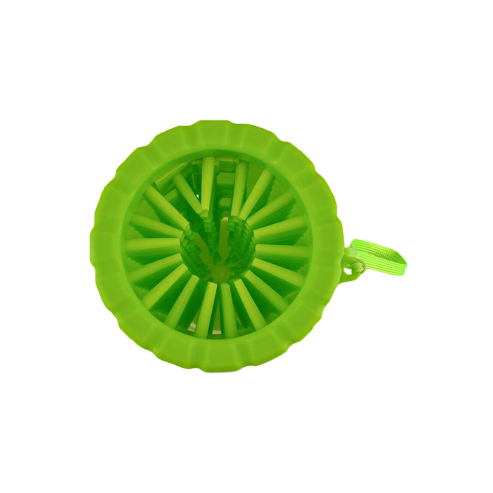 Taşınabilir Köpek Ayak Temizleme Aparatı Silikon Fırçalı