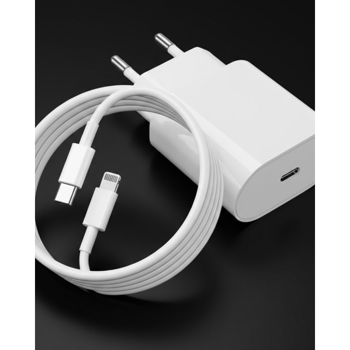 iPhone 13 12 11 XR XS X SE 2022 2020 20W Lightning Şarj Cihazı