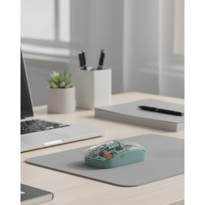 Çift Mod Bağlantılı Kablosuz Mouse Bluetooth ve USB Alıcılı