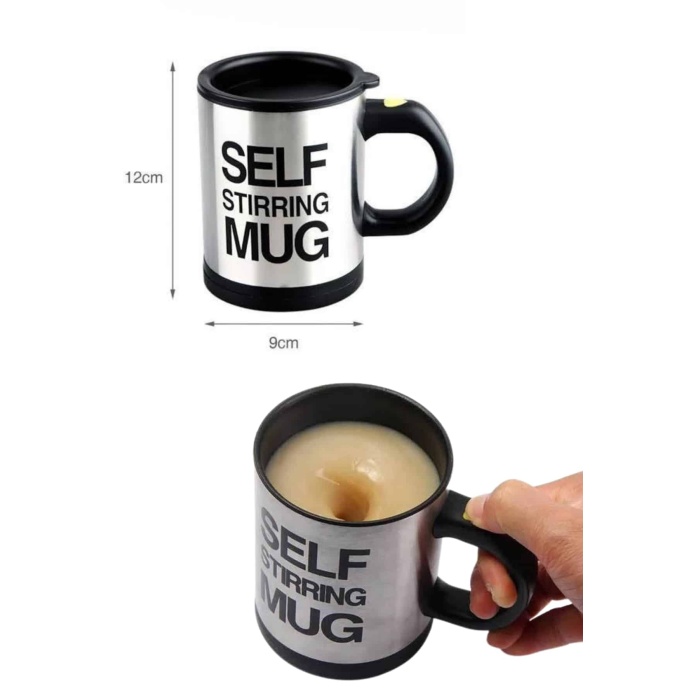 Karıştırıcı Özellikli Mikser Kupa Bardak Kompakt Taşınabilir Mug