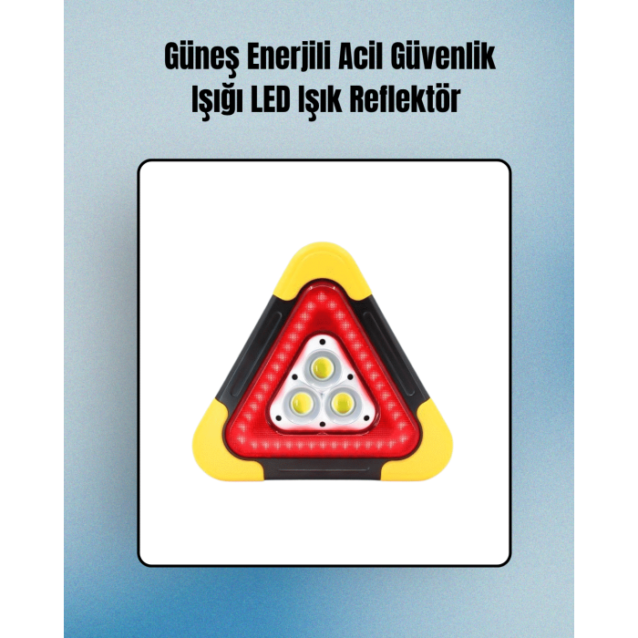 2000mAh Kapasiteli Taşınabilir Üçgen Park Lambası