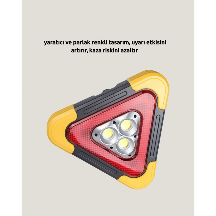 USB Şarjlı Çok Modlu Acil Durum Feneri