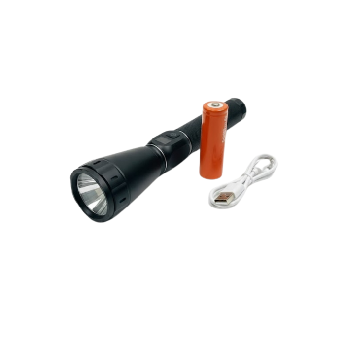 60W Güçlü LED El Feneri 6000 Lümen Uzun Mesafe Aydınlatma Seti