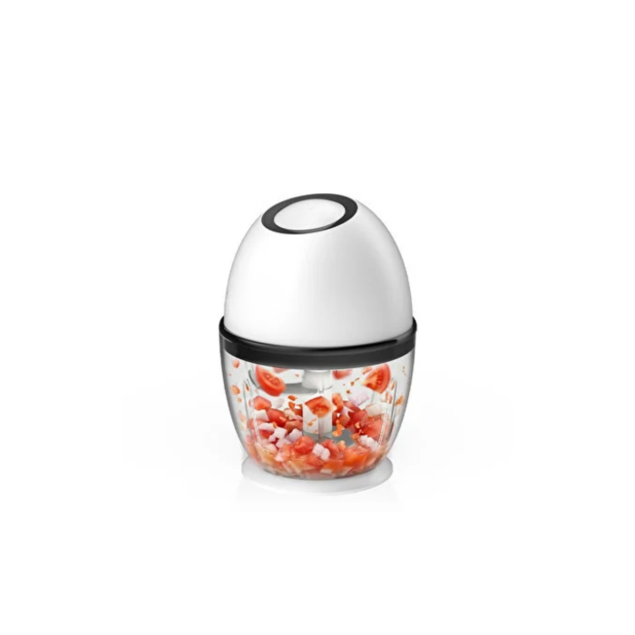 Kablosuz Mini Doğrayıcı 450 ML Şarjlı Sebze Doğrayıcı Paslanmaz Çelik Bıçaklı