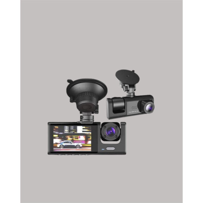 G-Sensörlü 3lü Kayıtlı Araç Kamerası
