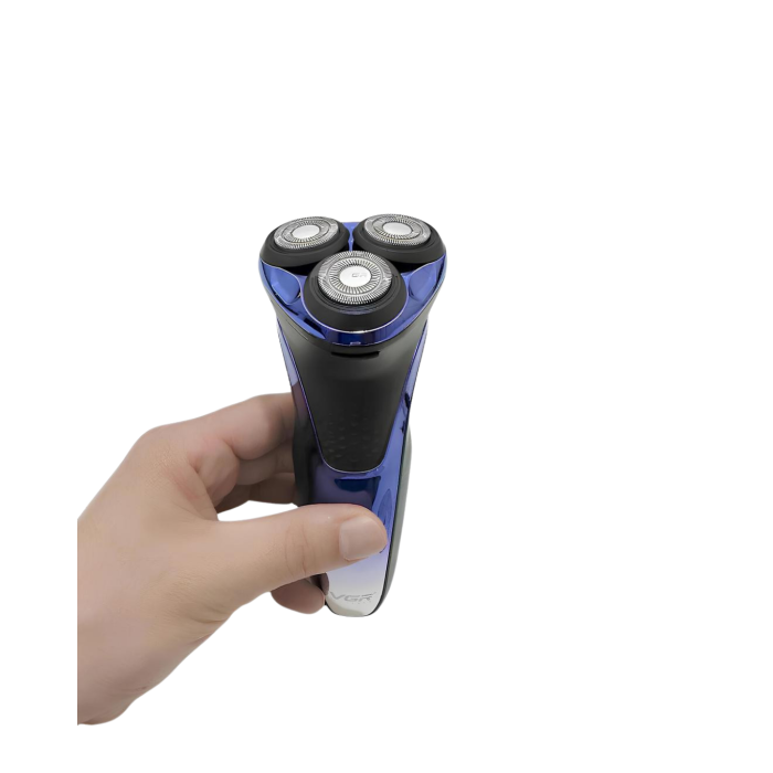 3 Başlıklı Elektrikli Tıraş Makinesi Su Geçirmez Dijital Göstergeli